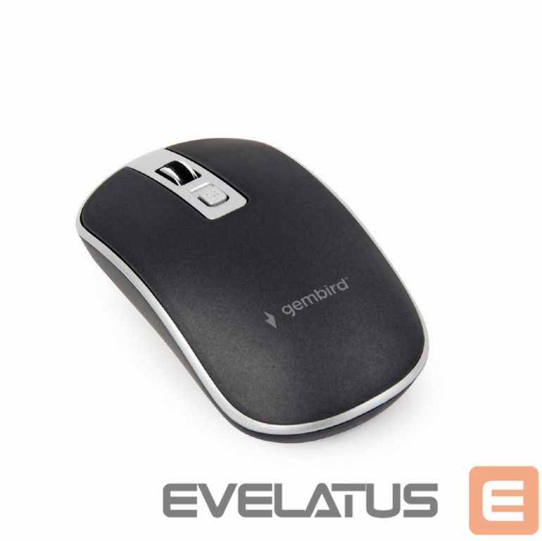 Computer mouse Gembird Optical USB mouse MUS-4B-06-BS Black/Silver