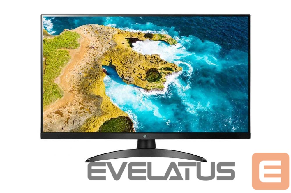 Monitor LG Monitor 27TQ615S-PZ 27 ", IPS, FHD, 1920 x 1080, 16:9, 14 ms, 250 cd/m², Black, 60 Hz, HDMI ports quantity 2