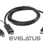 Server - Other Accessories Aten  2L-7D02HDP True 4K 1.8M HDMI to DisplayPort Cable 