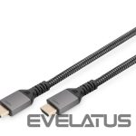Monitor accessory Digitus  8K PREMIUM HDMI 2.1 Connection Cable DB-330200-010-S Black, HDMI to HDMI, 1 m 