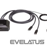 Server - Other Accessories Aten  US3312 2-Port USB-C 4K DisplayPort KVM Switch with Remote Port Selector 