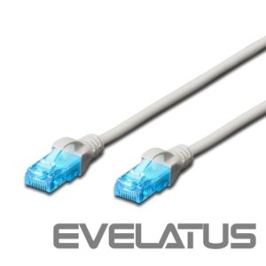 Cable Digitus  Patch Cord CAT 5e U-UTP, PVC AWG 26/7, 5 m Grey 