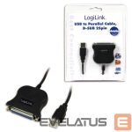 Routers Logilink  USB 2.0 adapter to Paralel (LPT)  DB25 , 1,8m DB25, USB A male 