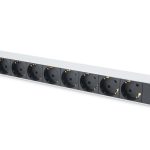 Circuit breaker Digitus  Aluminum outlet strip with 8 safety outlets 	DN-95401 Sockets quantity 8, 8x safety outlets 250VAC 50/60Hz / 16A / 4000W. Installation: Desktop, Rack 0U, Rack 1U 