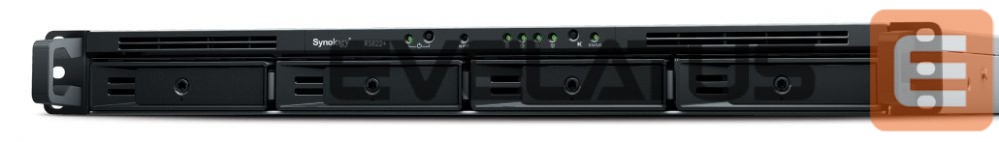 Flash drive Synology RackStation RS822+ 4-Bay NAS Enclosure V1500B, Processor frequency 2.2 GHz, 2 GB, DDR4, 4x RJ-45 1GbE LAN; 2x USB 3.2 Gen 1; 1x eSATA, 3x Fans 40 mm x 40 mm