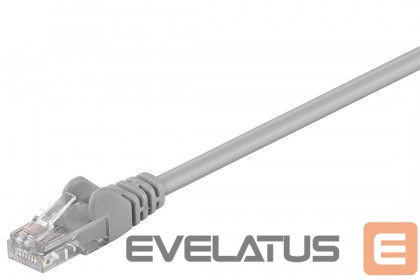 Cable Goobay 68352 CAT 5e patch cable, U/UTP, grey, 15m