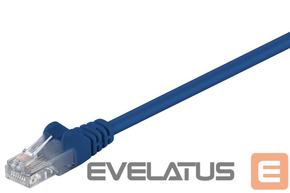 Cable Goobay 68335 CAT 5e patch cable, U/UTP, blue, 0.5 m