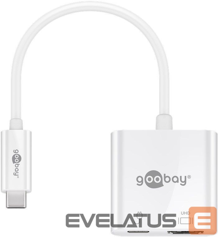 Routers Goobay USB-C HDMI Adapter (4k 60 Hz) 62110 White