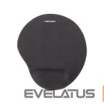 Computer mouse Natec  Mouse Pad, Marmot, Black, Gel Filling 225x245 mm 