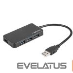 Converter Natec  USB 3.0 HUB, Moth, 4-Port, Black 