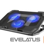 Headphone with microphone Natec  Laptop Cooling Pad ORIOLE 740 g, Black, 270 x 400 x 25 mm 