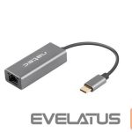 Converter Natec  Ethernet Adapter, Cricket USB 3.1, USB 3.1 to RJ45, Gray 