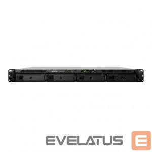 Flash drive Synology  Rack NAS RS1619xs+ up to 4 HDD/SSD Hot-Swap, Intel Xeon D-1527 Quad Core, Processor frequency 2.2 GHz, 8 GB, DDR4, Redundant PSU, 2xM.2 2280 NVMe slots, RAID 0,1,5,6,10,Hybrid, 4x1GbE, 2xUSB 3.0, 1xPCIe, 1x Expansion port, Dual Fan 