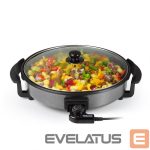 Table grill Tristar  Multifunctional grill pan PZ-2964 Grill, Diameter 40 cm, 1500 W, Lid included, Fixed handle, Black 