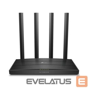 Routers TP-Link  Router Archer C6 802.11ac, 300+867 Mbit/s, 10/100/1000 Mbit/s, Ethernet LAN (RJ-45) ports 4, MU-MiMO Yes, Antenna type 4xExternal 