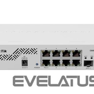 Server - Other Accessories Mikrotik  Cloud Router Switch CSS610-8G-2S+IN Web managed, Rackmountable, 1 Gbps (RJ-45) ports quantity 8, SFP+ ports quantity 2 
