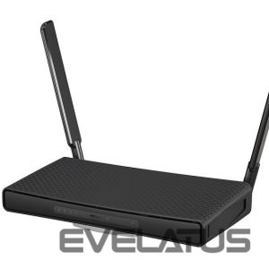 Routers Mikrotik  Wireless Router HAP AC3 802.11ac, 300+867  Mbit/s, 10/100/1000 Mbit/s, Ethernet LAN (RJ-45) ports 5, Antenna type 2xExternal, 1 × USB-A, 1 x PoE-out 1G 