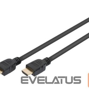 Monitor accessory Digitus  Ultra High Speed HDMI Cable with Ethernet AK-330124-010-S Black, HDMI to HDMI, 1 m 