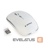 Computer mouse Gembird  MUSW-4B-01-W Standard, No, White, No, Wireless connection 