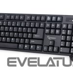 Computer keyboard Gembird  KBS-W-01  Keyboard and Mouse Set, Wireless, Mouse included, Batteries included, US, Black, Numeric keypad, 390 g 