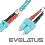 Cable Digitus  FO Patch Cord, Duplex, LC to LC SC MM OM3 50/125 µ, 2 m 
