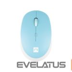 Computer mouse Natec  Mouse Harrier 2 	Wireless, White/Blue, Bluetooth 