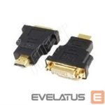 Converter Gembird  HDMI - DVI, M/F Black, HDMI to DVI adapter 