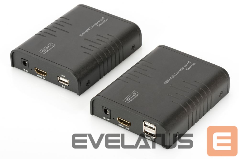 Converter Digitus HDMI KVM Extender over IP, Set DS-55202
