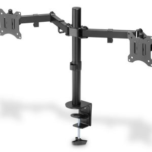 TV bracket Digitus  Dual Monitor Clamp Mount DA-90400 15-32 ", Maximum weight (capacity) 8 kg, Black 