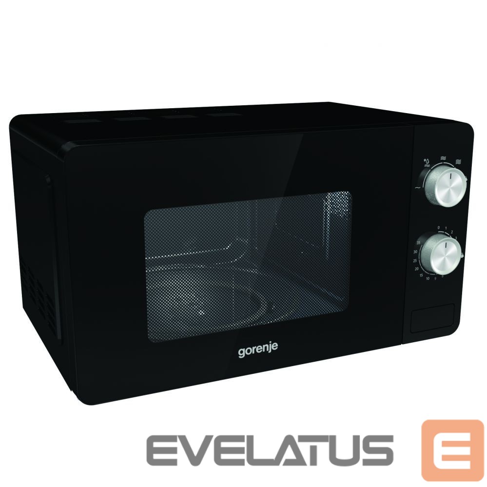Microwave GORENJE Microwave oven MO20E1B Free standing, 20 L, 800 W, Black