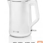 Teapot GORENJE  Kettle K15DWW Electric, 2200 W, 1.5 L, Plastic + metal, 360° rotational base, White 