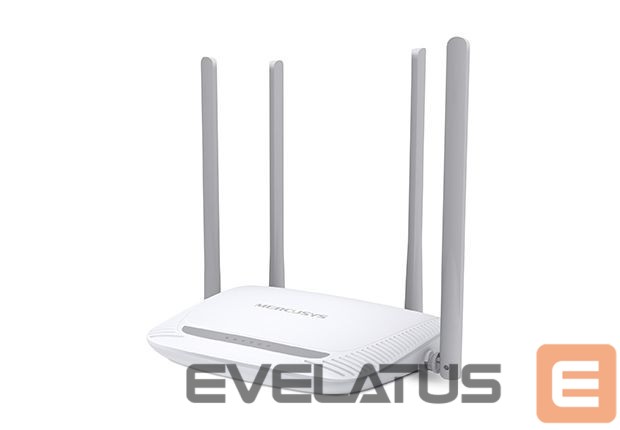 Routers MERCUSYS Enhanced Wireless N Router MW325R 802.11n, 300 Mbit/s, 10/100 Mbit/s, Ethernet LAN (RJ-45) ports 3, Antenna type 4xFixed, White