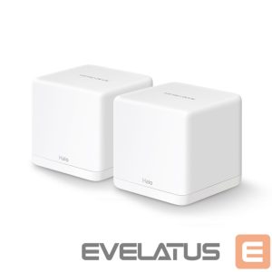 Routers MERCUSYS  AC1300 Whole Home Mesh Wi-Fi System Halo H30G (2-Pack) 802.11ac, 400+867 Mbit/s, Ethernet LAN (RJ-45) ports 2, Mesh Support Yes, MU-MiMO Yes, White 
