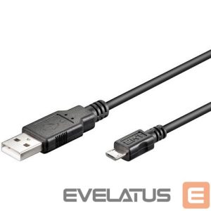 Cable Logilink  USB micro-B 180, 1.8m Micro-USB B, USB A, 1.8 m, Black 