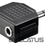 Other Computer Accessory Goobay  Headphone AUX adapter; 3.5 mm jack 1-to-2 