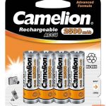 Other Computer Accessory Camelion  AA/HR6, 2500 mAh, Rechargeable Batteries Ni-MH, 4 pc(s) 