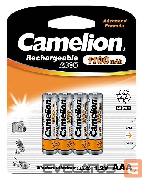 Other Computer Accessory Camelion AAA/HR03, 1100 mAh, Rechargeable Batteries Ni-MH, 4 pc(s)