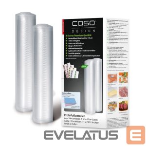 Accessories and filters Caso  Foil rolls 01223 2 units, Dimensions (W x L) 28 x 600 cm, Ribbed 