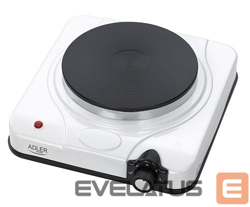 Electric oven Adler Free standing table hob AD 6503 Number of burners/cooking zones 1, White, Electric stove, Electric