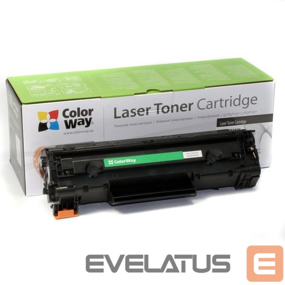 Printer accessories ColorWay Toner Cartridge, Black, Canon: 725, HP CE285A