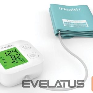 Other goods iHealth  Track KN-550BT Wireless Bluetooth connection, White/Blue, Weight 438 g, Calculation of blood pressure (systolic and diastolic), Calculation of heart rate, Automatic 