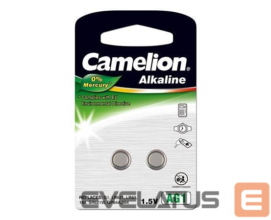 Other Computer Accessory Camelion AG1/LR60/LR621/364, Alkaline Buttoncell, 2 pc(s)