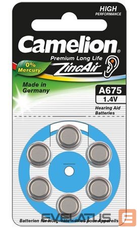 Other Computer Accessory Camelion A675/DA675/ZL675, Zinc air cells, 6 pc(s)