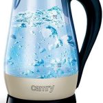 Teapot Camry  CR 1251 Standard kettle, Glass, Glass/Black, 2000 W, 360° rotational base, 1.7 L 