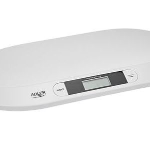 Scales Adler  AD 8139 Child Scale AD 8139 Maximum weight (capacity) 20 kg, Accuracy 10 g, White 