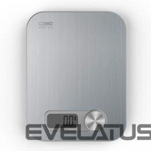 Kitchen scales Caso  Design kitchen scale Maximum weight (capacity) 5 kg, Graduation 1 g, Display type Digital, Stainless Steel 