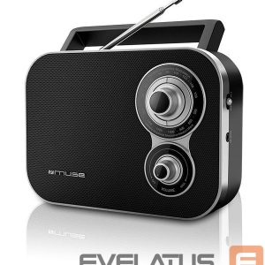 Interactive solution Muse  M-051R Black, 2-band portable radio, 