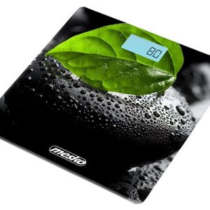 Scales Mesko  Bathroom scales MS 8149 Maximum weight (capacity) 150 kg, Accuracy 100 g, Black/ green 