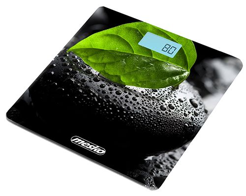 Scales Mesko Bathroom scales MS 8149 Maximum weight (capacity) 150 kg, Accuracy 100 g, Black/ green