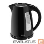 Teapot Camry  Kettle CR 1255  Standard, Plastic, Black, 2200 W, 360° rotational base, 1.7 L 